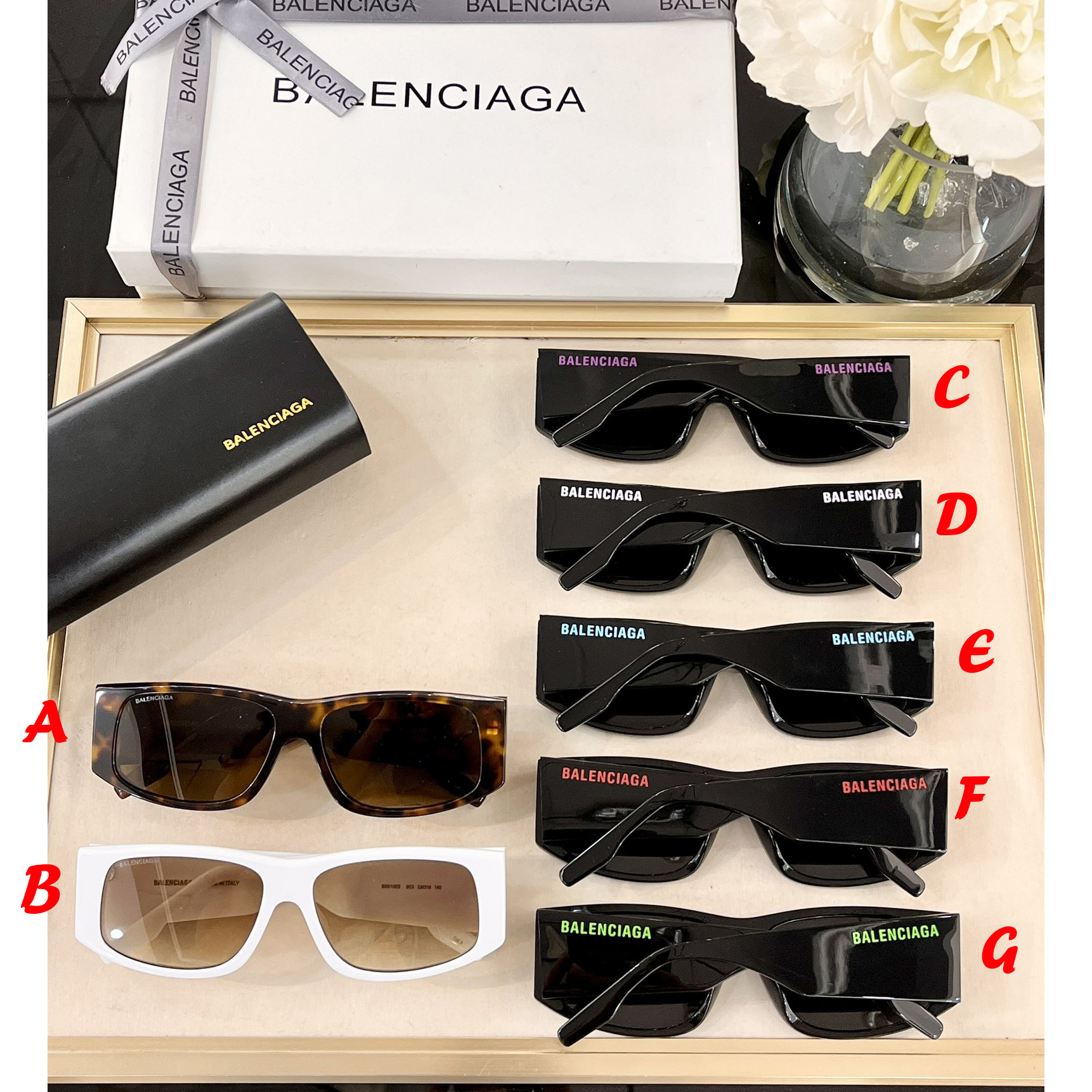 Balenciaga Sunglasses  BB0100 - PerfectKickZ