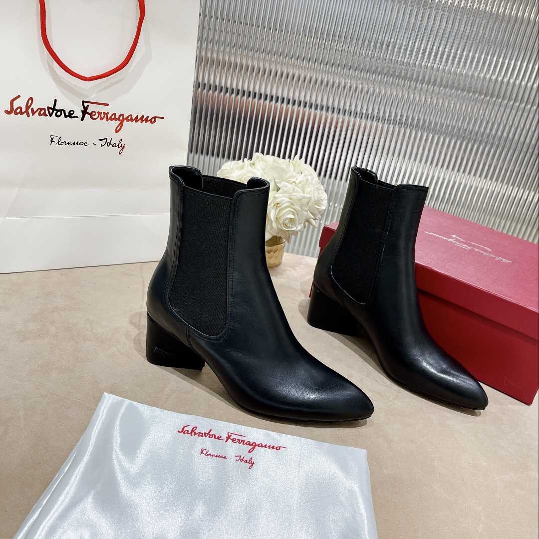 Ferragamo Leather Ankle Boot - PerfectKickZ