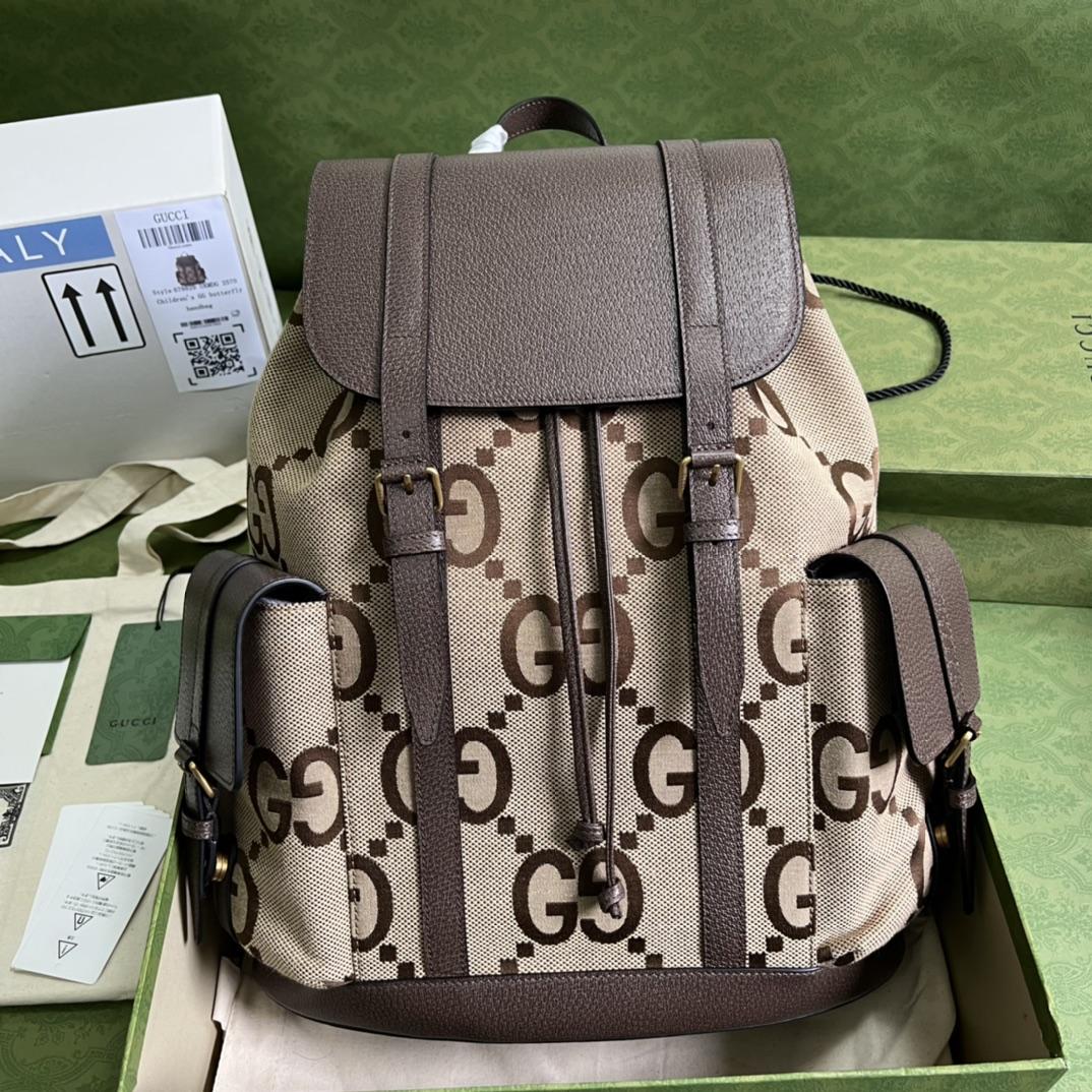 Gucci Jumbo GG Backpack(34*42*16cm) - PerfectKickZ
