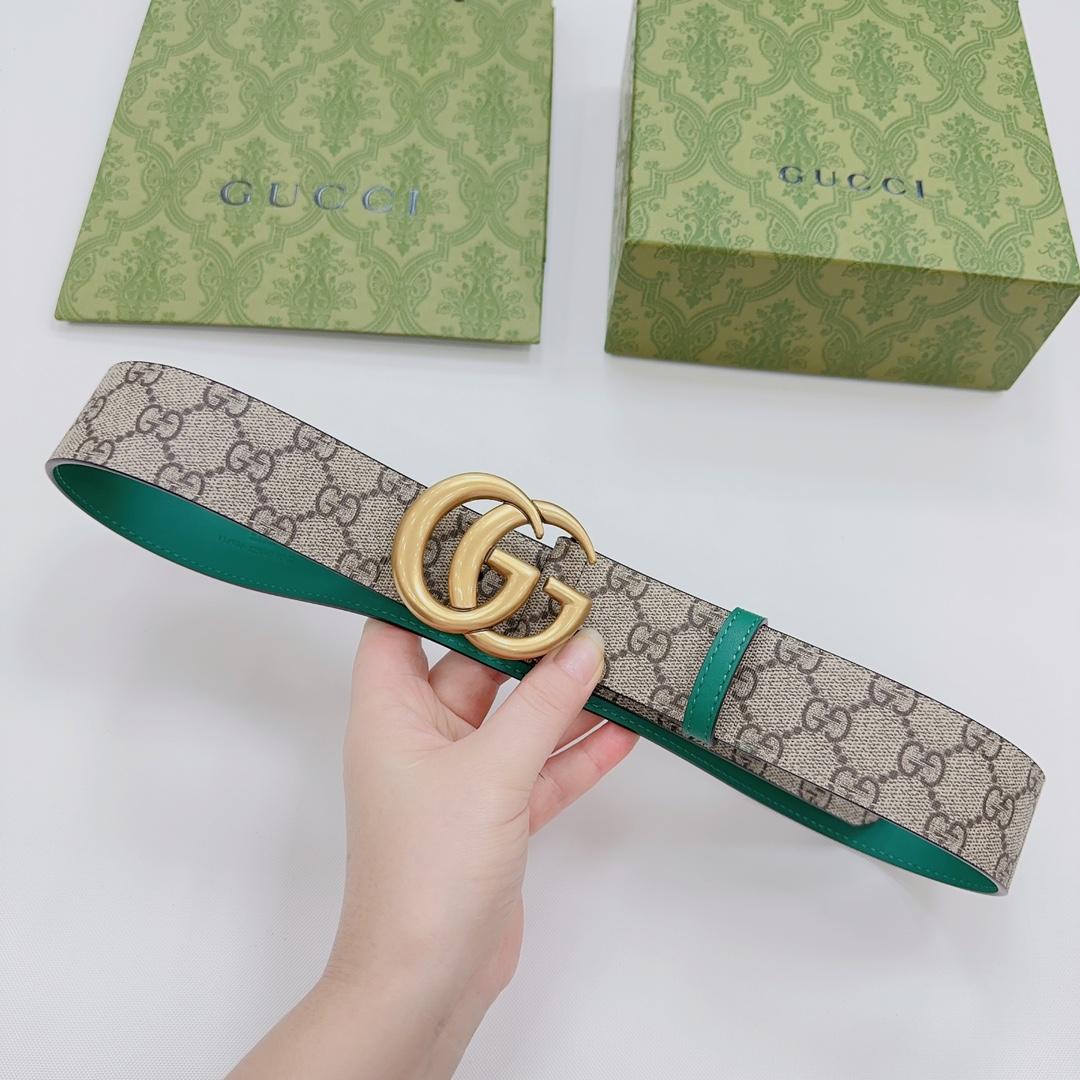 Gucci GG Marmont Reversible Belt - PerfectKickZ
