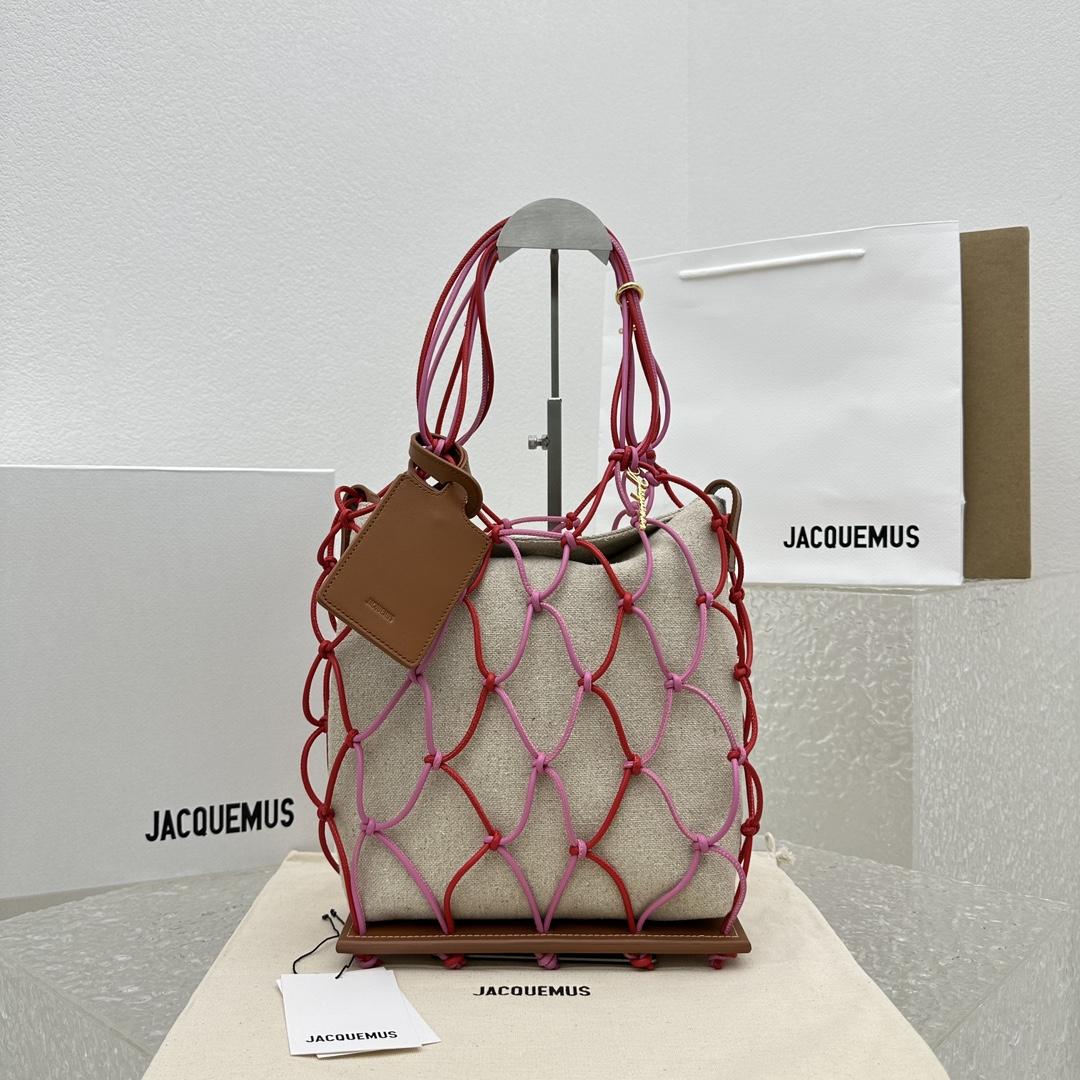 Jacquemus Le Petit Filet Pralu Tote Bag (10x27x21cm) - PerfectKickZ
