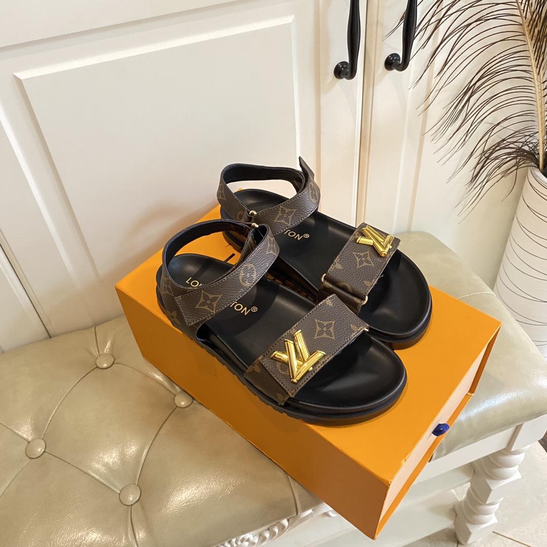 Louis Vuitton Monogram Comfort Flat Sandal    - PerfectKickZ