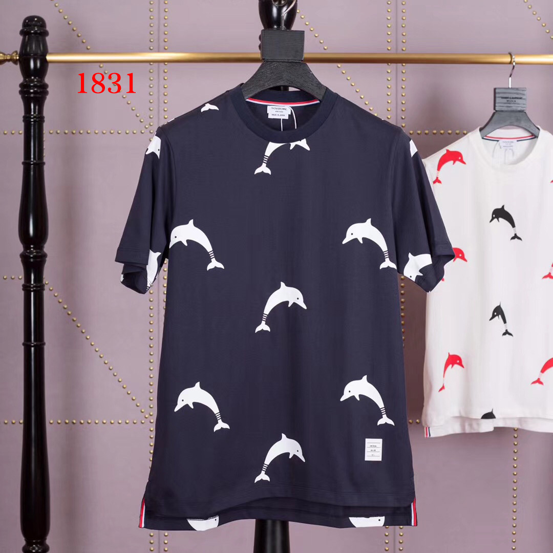 Thom Browne Dolphin Print T-shirt     1831 - PerfectKickZ