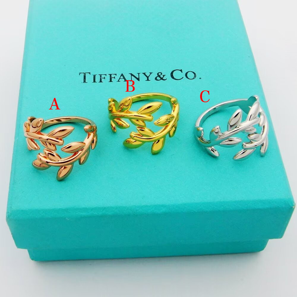 Tiffany & Co. Olive Leaf Bypass Ring - PerfectKickZ