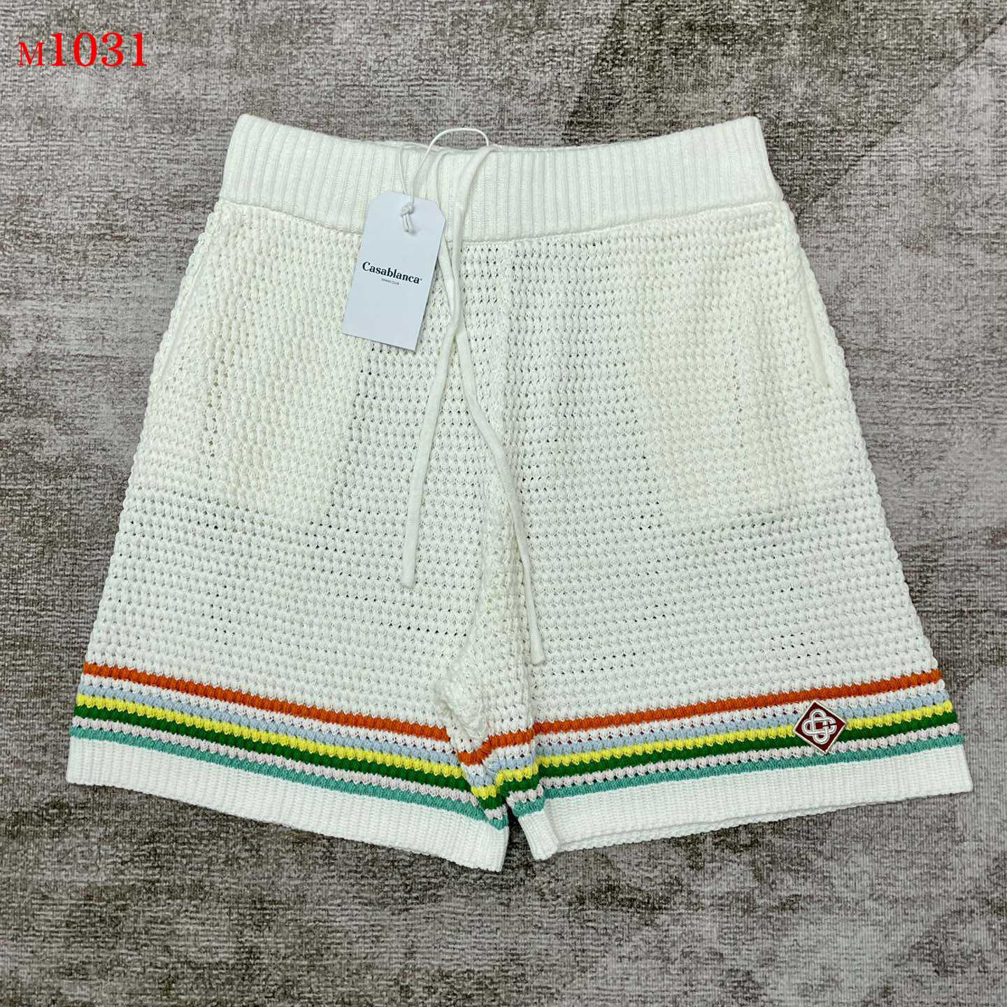 Casablanca Tennis crochet-knit Shorts    m1031 - PerfectKickZ