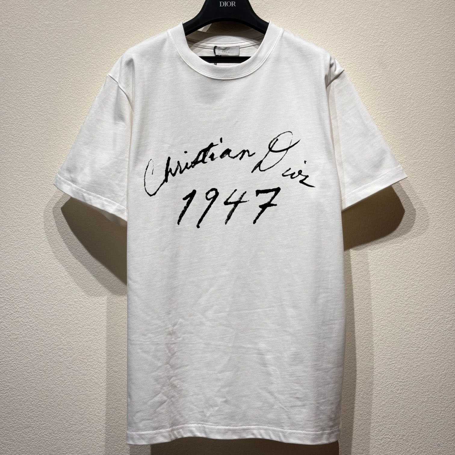 Dior Handwritten Christian Dior Relaxed-Fit T-Shirt - PerfectKickZ