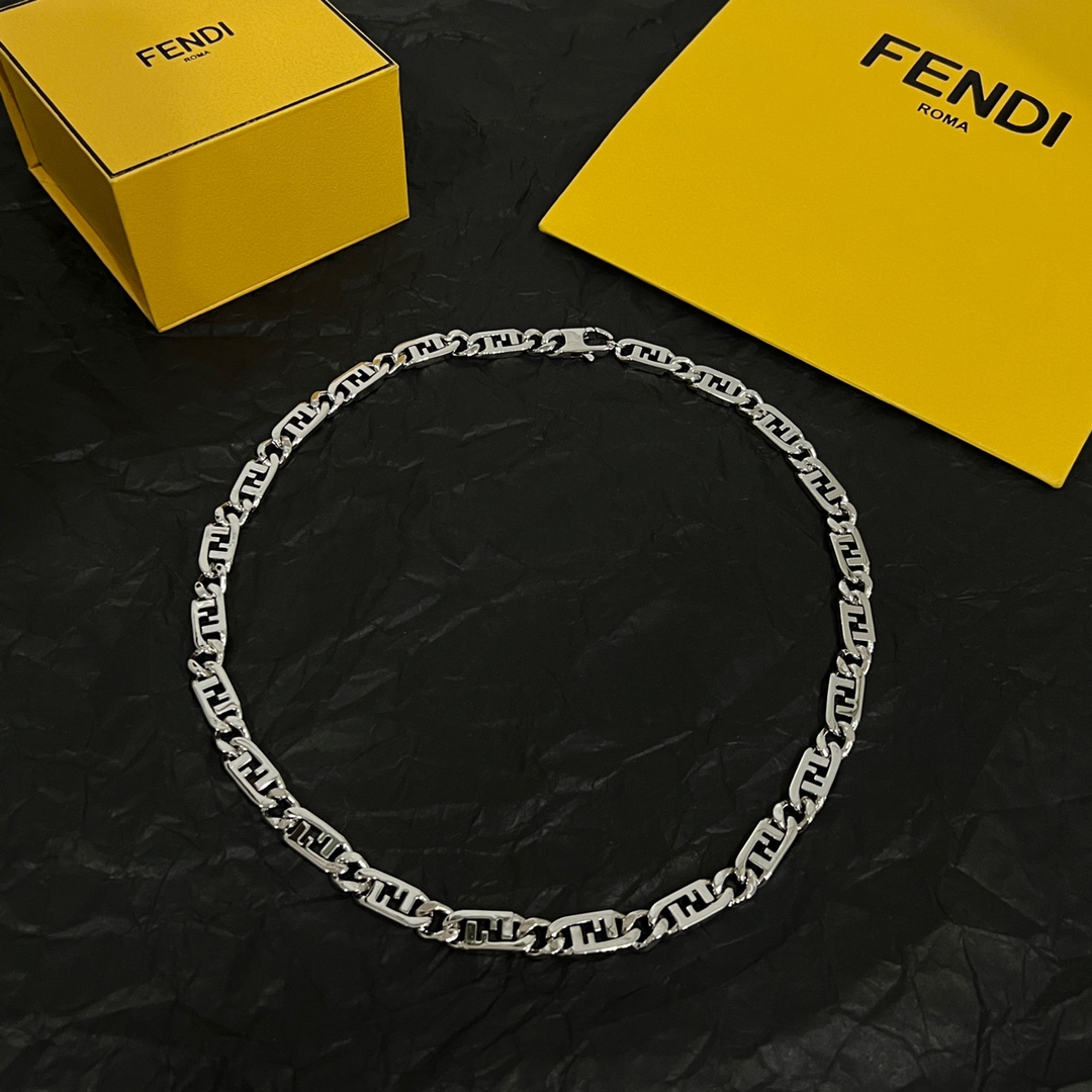 Fendi O’Lock Necklace - PerfectKickZ