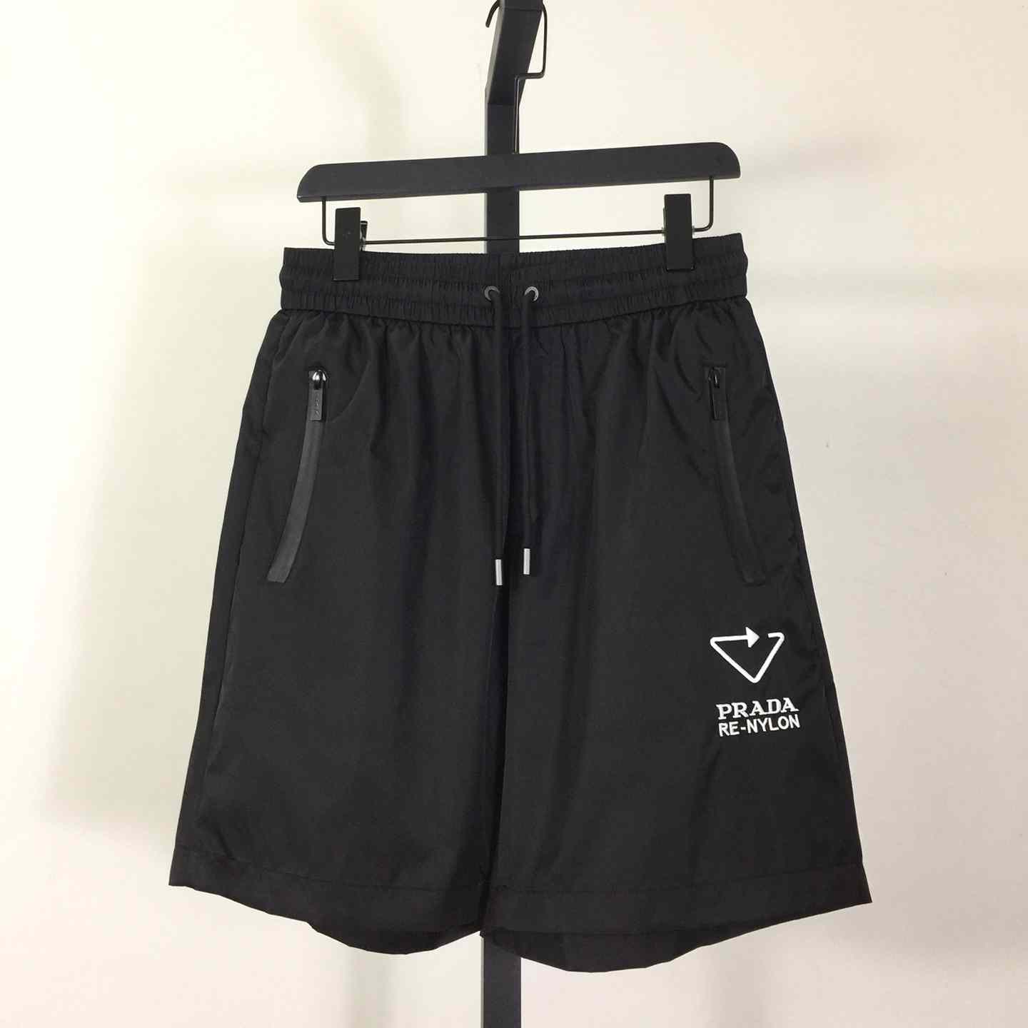 Prada Black Re-nylon Shorts - PerfectKickZ