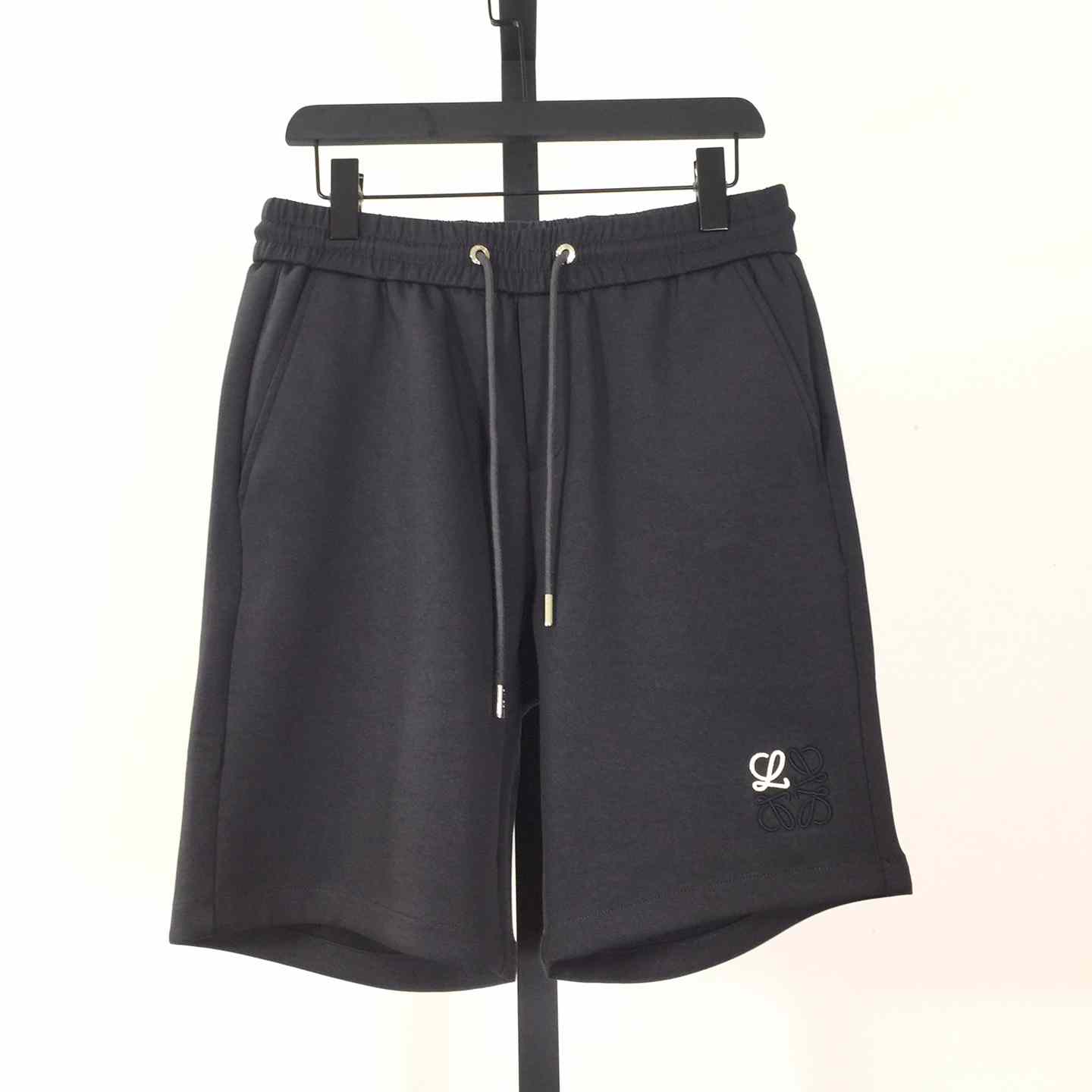 Loewe Cotton Shorts In Grey - PerfectKickZ