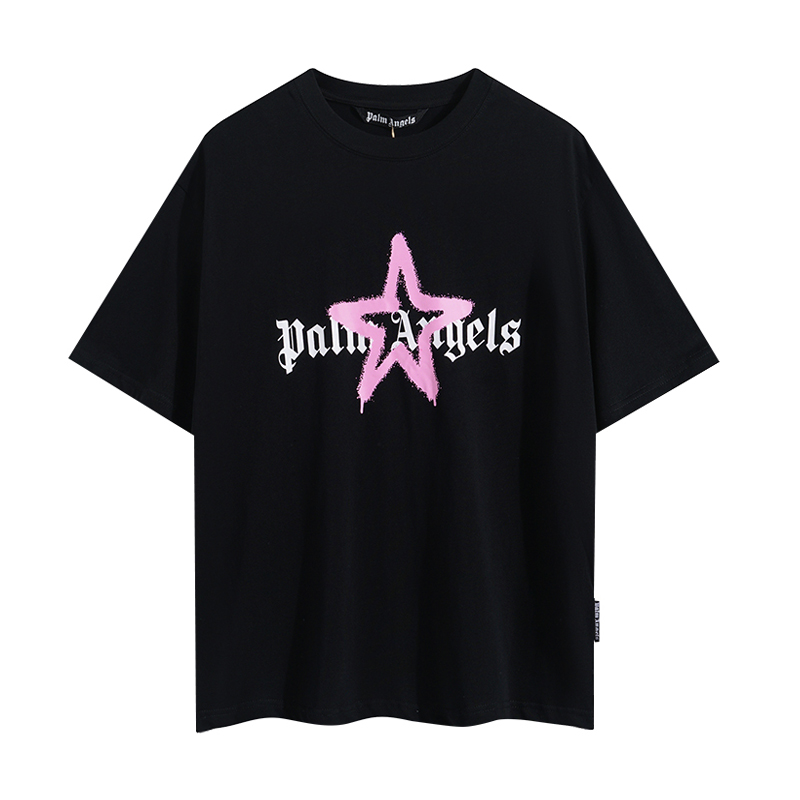 Palm Angels Star Sprayed T-Shirt - PerfectKickZ