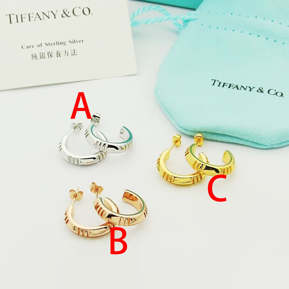 Tiffany & Co. Atlas X Hoop Earrings - PerfectKickZ