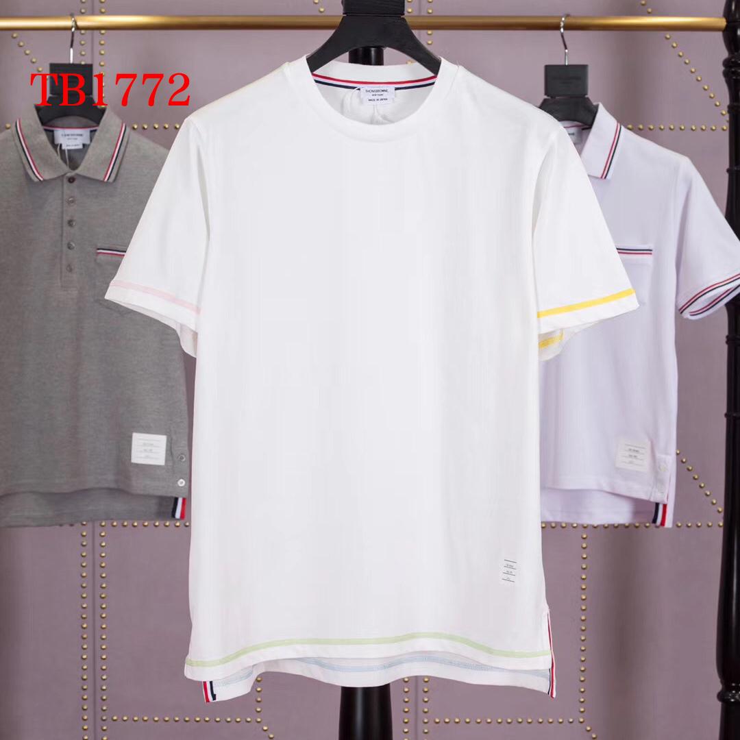 Thom Browne RWB Stripe Short Sleeve T-Shirt   TB1772 - PerfectKickZ