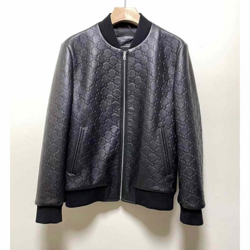 Gucci GG Leather Jacket (Make To Order) - PerfectKickZ