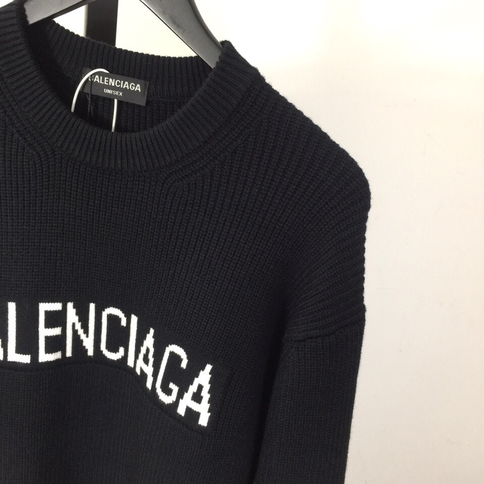 Balenciaga Logo Sweater,Sweaters & Hoodies