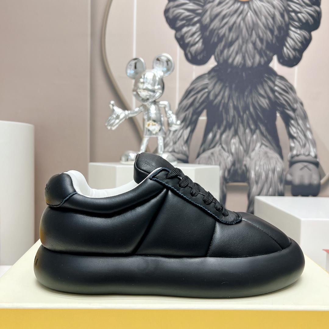 Marni Black Leather Bigfoot 2.0 Sneaker - PerfectKickZ