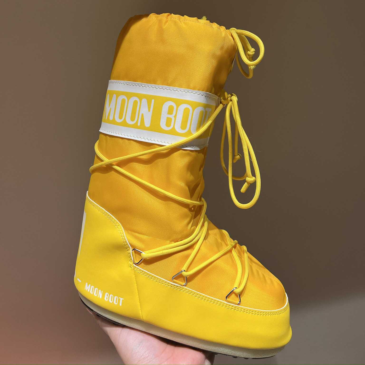Moon Boot Icon Junior Khaki Nylon Boots - PerfectKickZ