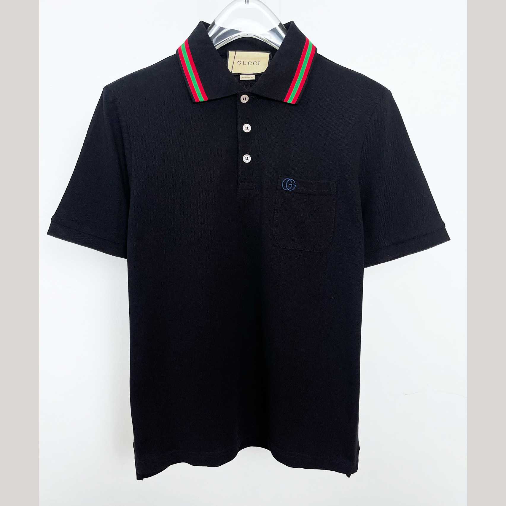 Gucci Web Stripe-trimmed Cotton-piqué Polo Shirt - PerfectKickZ