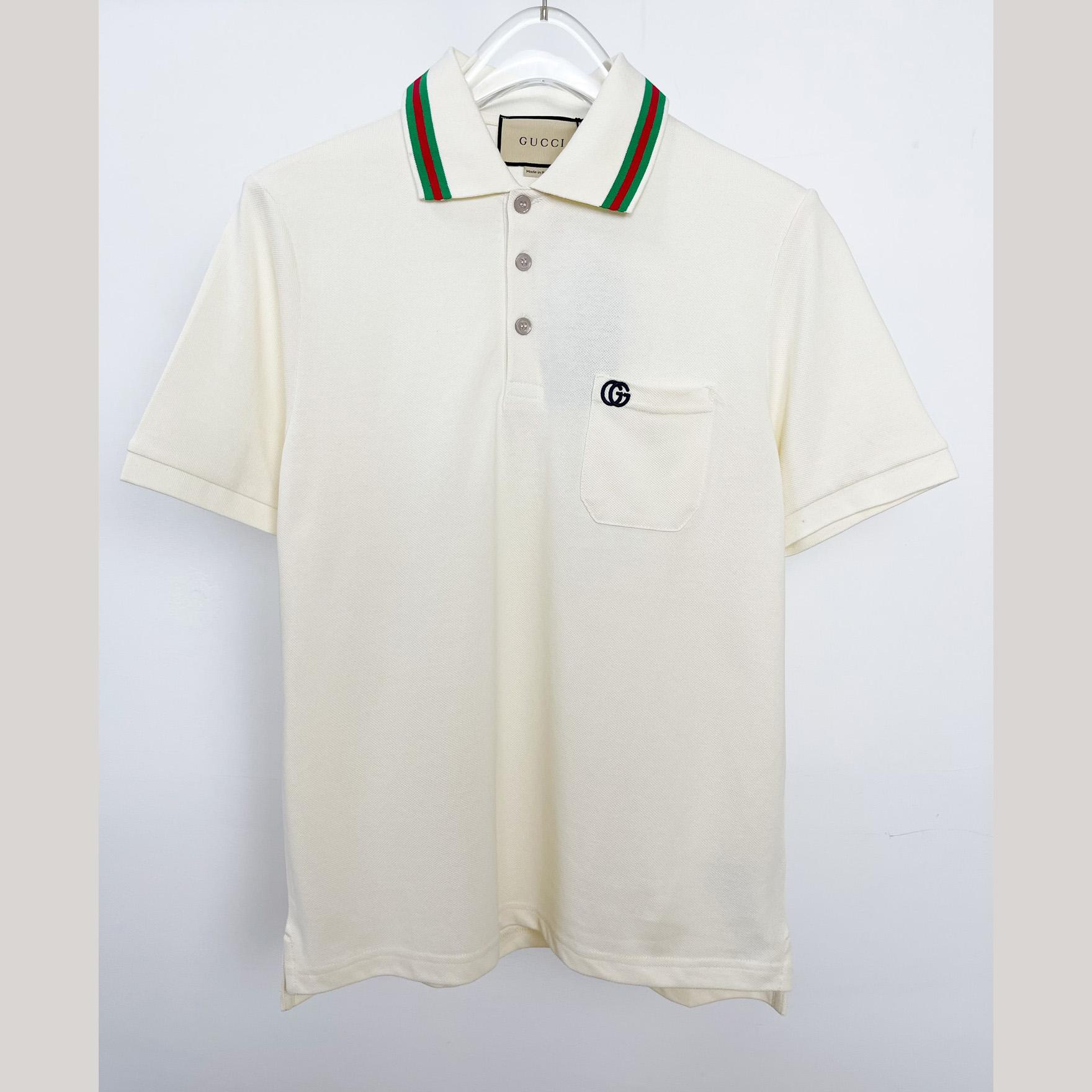 Gucci Web Stripe-trimmed Cotton-piqué Polo Shirt - PerfectKickZ