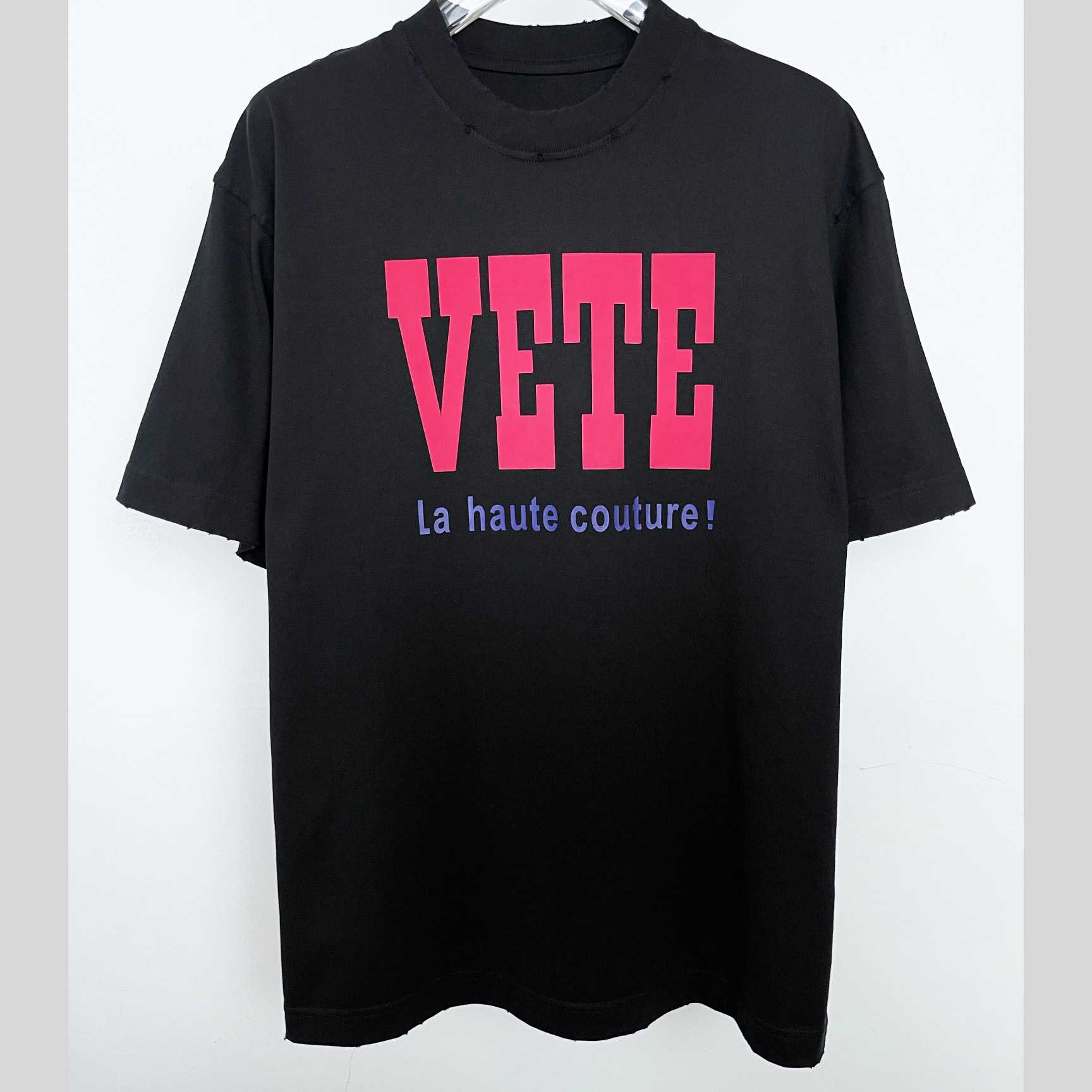 Vetements Black 'La Haute Couture' T-Shirt - PerfectKickZ