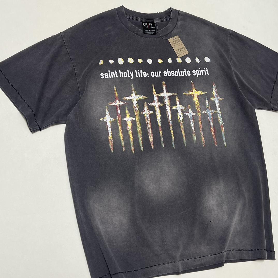 Saint Michael X Forsomeone God T-shirt - PerfectKickZ