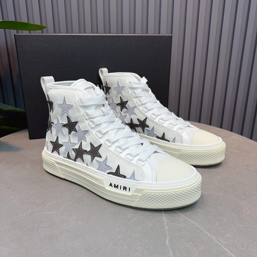 Amiri Stars High-top Sneakers - PerfectKickZ