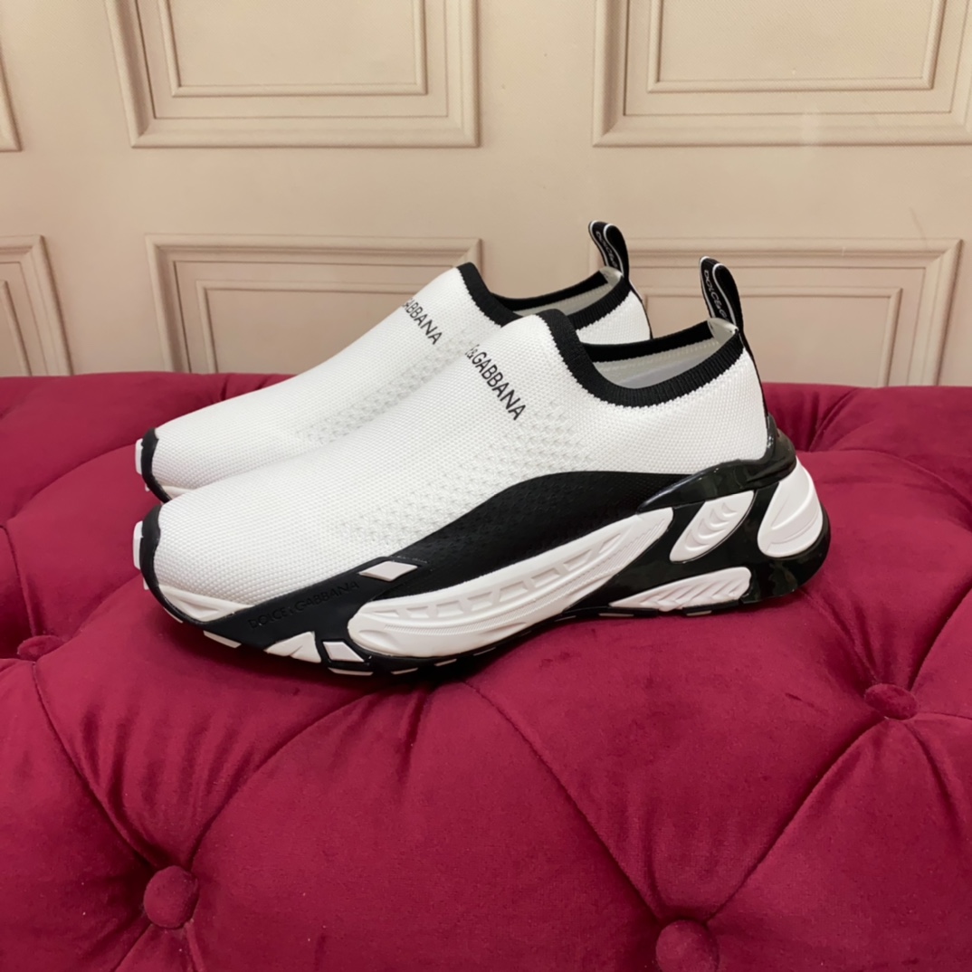 Dolce & Gabbana Stretch Mesh Fast Sneaker 'White' - PerfectKickZ