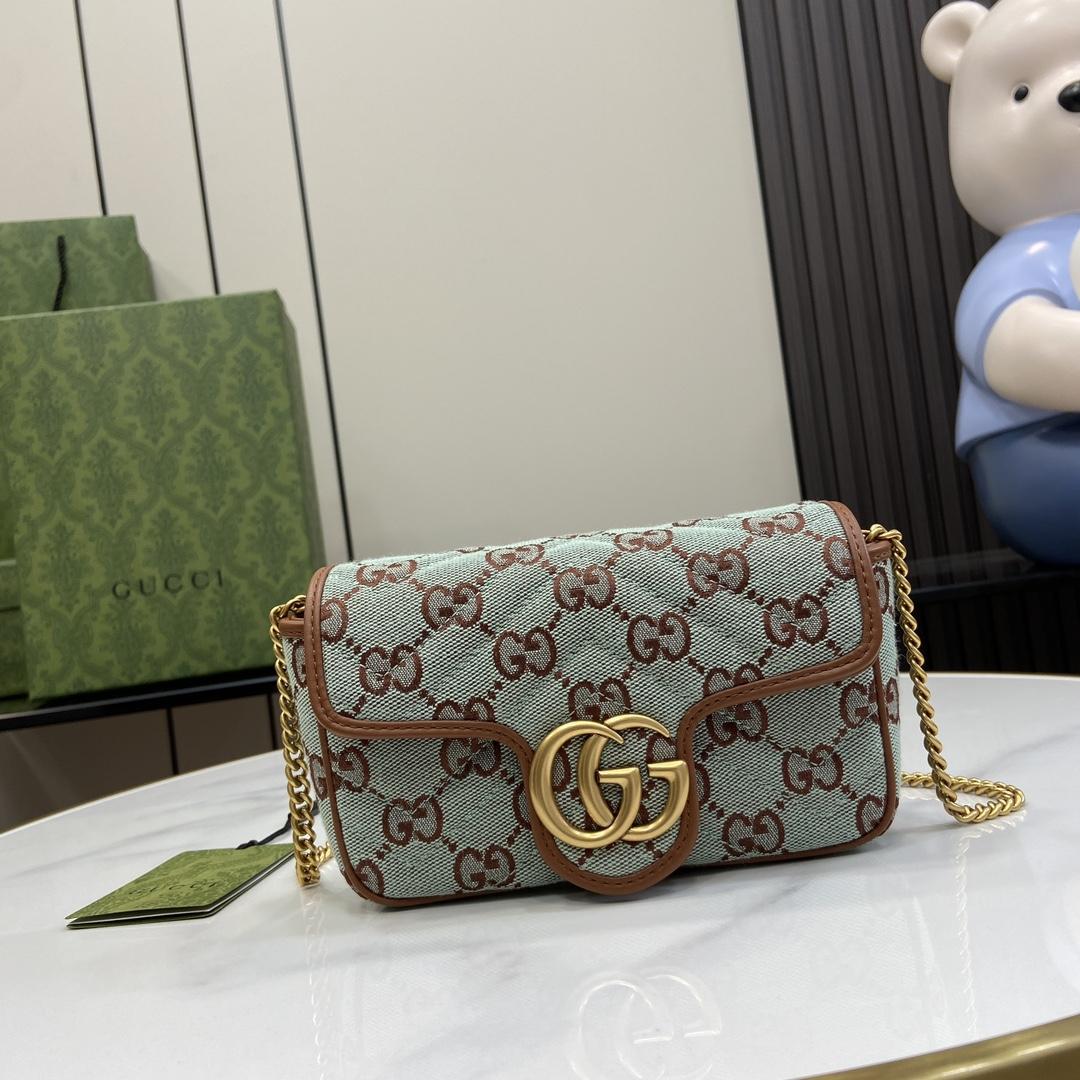 Gucci GG Super Mini Shoulder Bag - PerfectKickZ