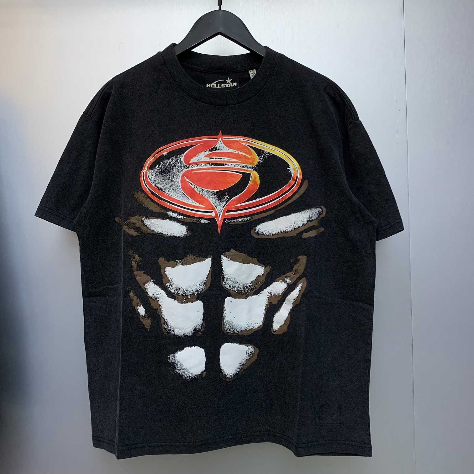 Hellstar Superhero T-Shirt In Vintage Black( - PerfectKickZ