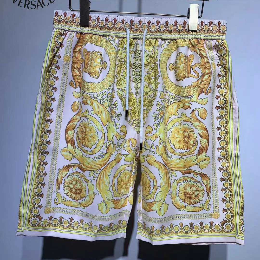 Versace Barocco Silk Shorts - PerfectKickZ