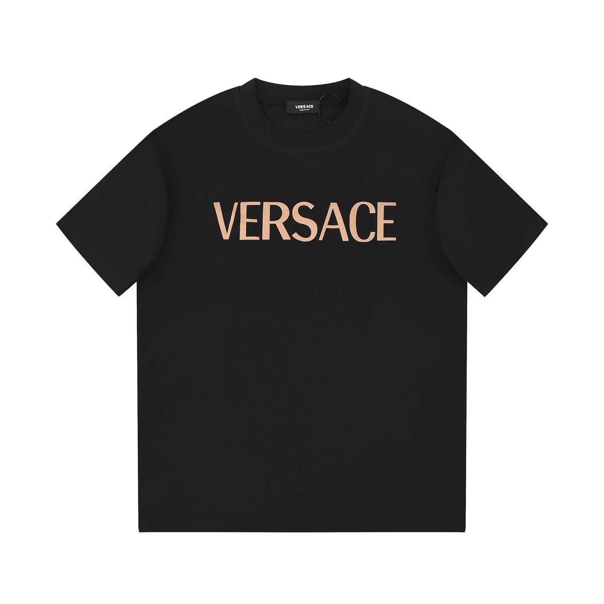 Versace Logo Cotton T-shirt - PerfectKickZ