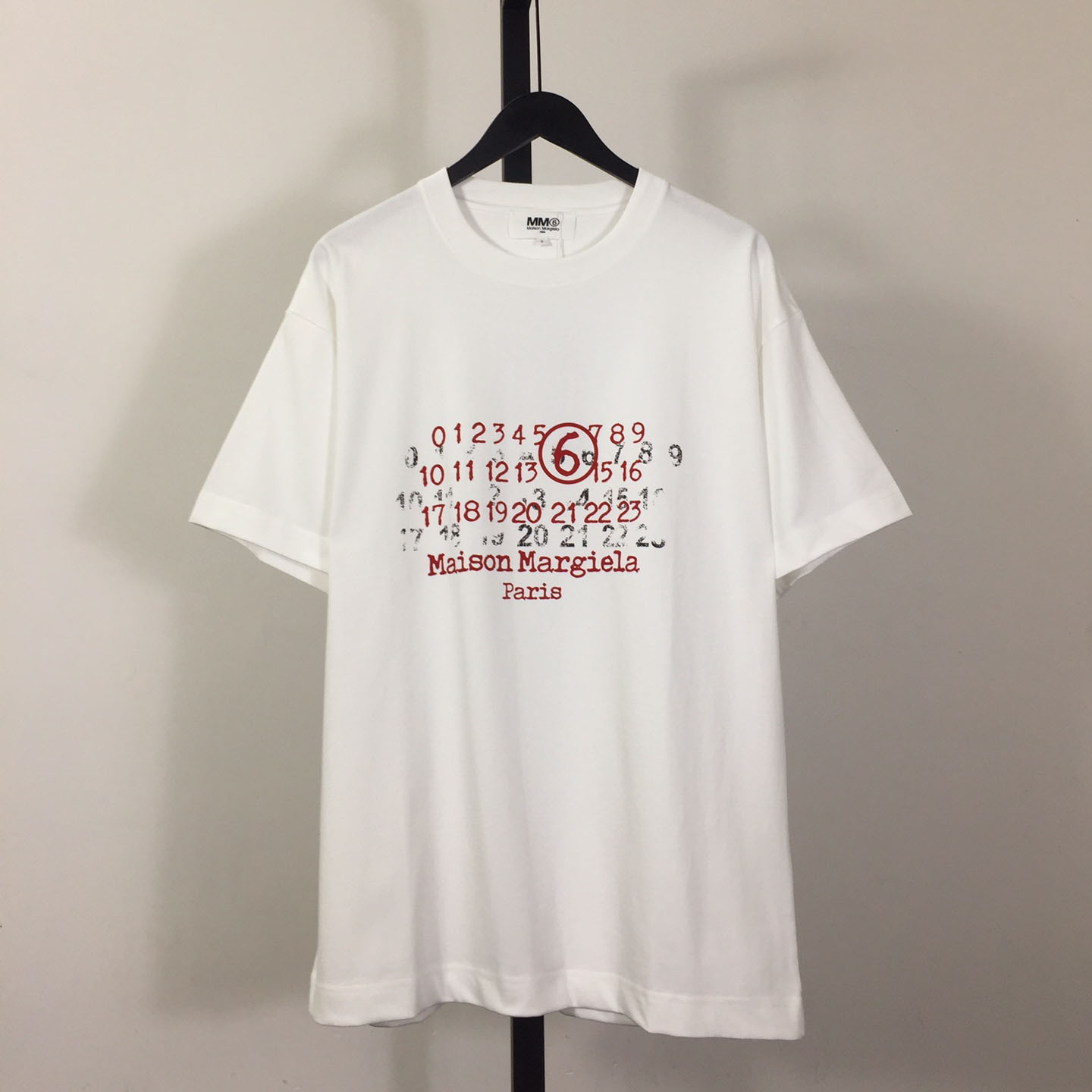 Maison Margiela Numbers-print Cotton T-shirt - PerfectKickZ