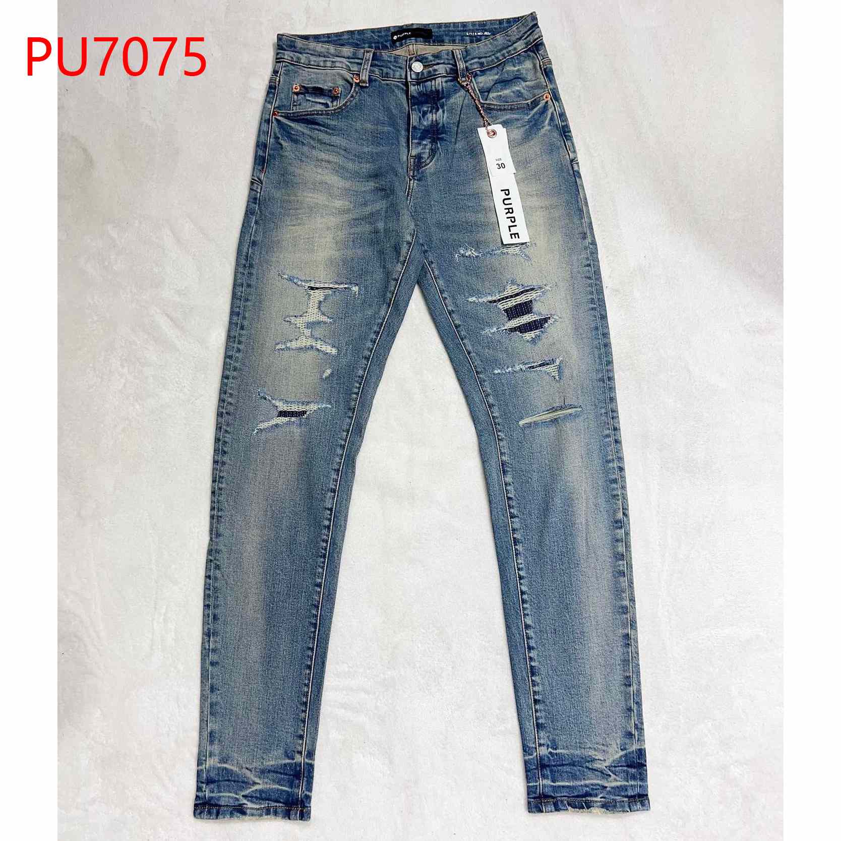 Purple-Brand Slim-fit Jeans   PU7075 - PerfectKickZ