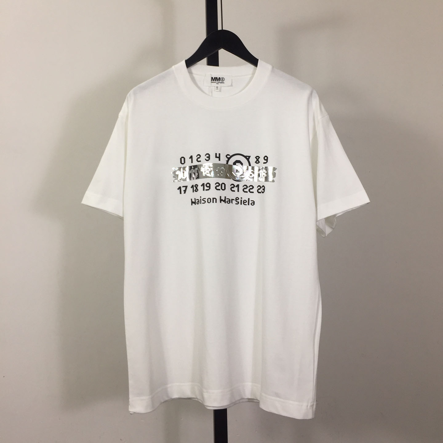 Maison Margiela Numbers-print Cotton T-shirt - PerfectKickZ